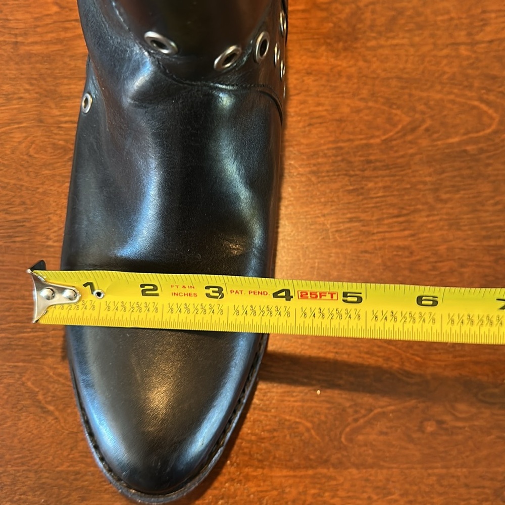 Frye Black Studded Ankle Boots - Picture 14 of 14
